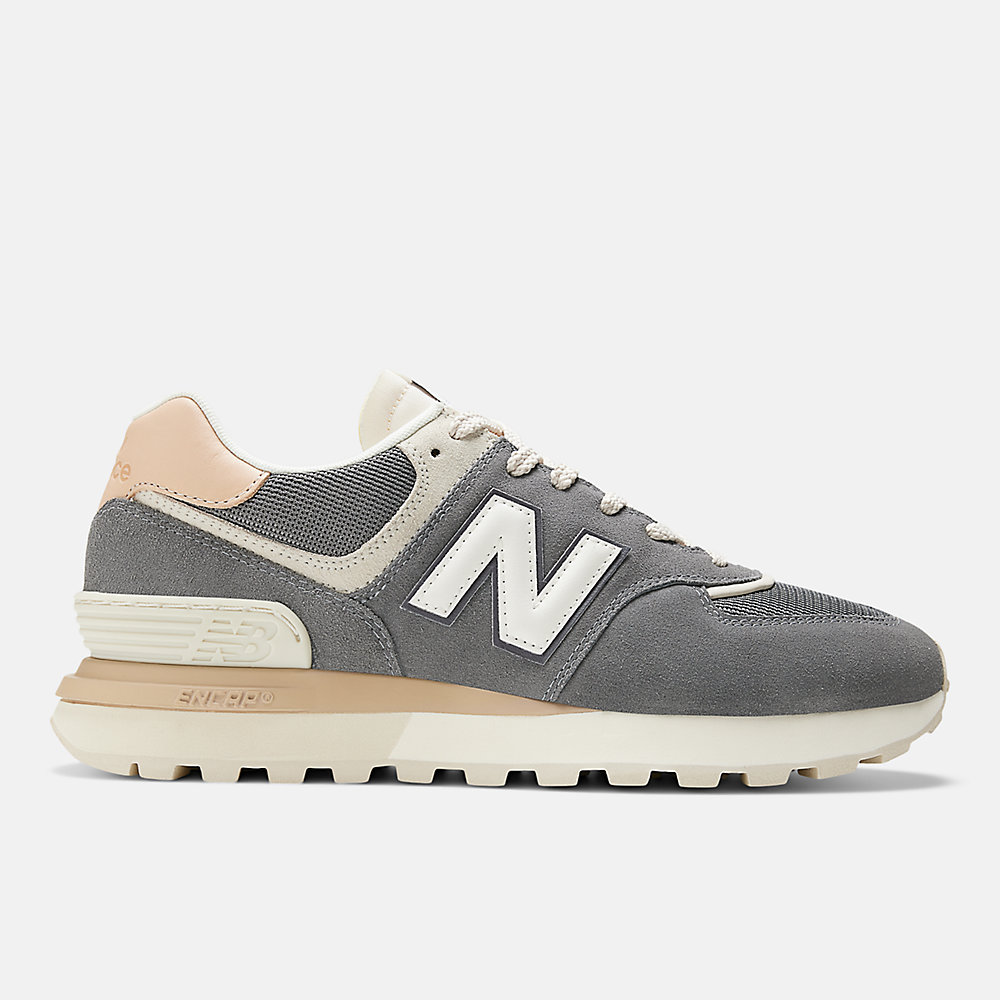 New Balance 574 Legacy Shoes Grey with White